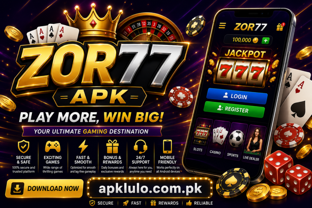 ZOR77 money earning game in Pakistan